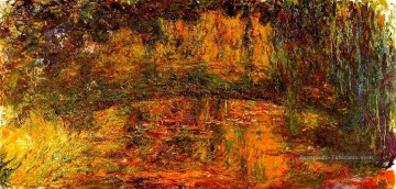 Le pont japonais 2 Claude Monet Peinture à l'huile